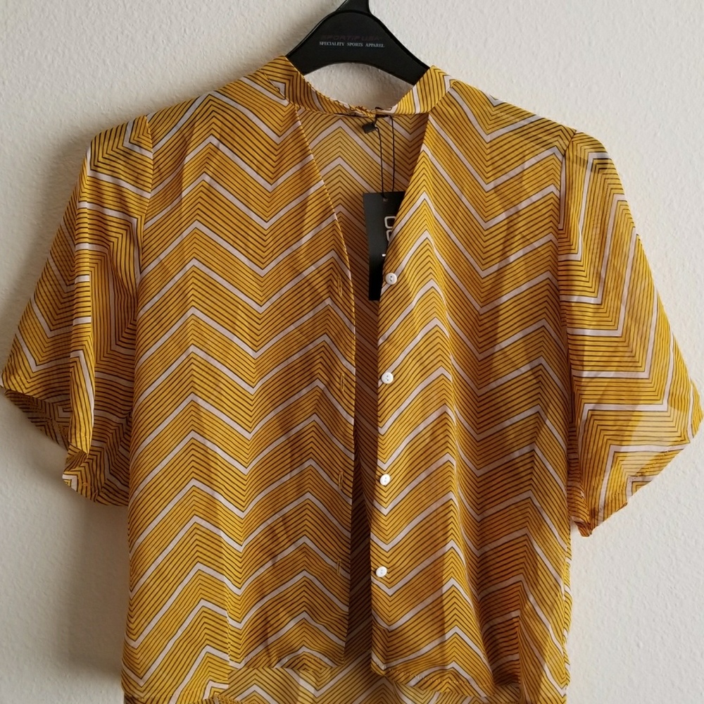 Sheer Button Up